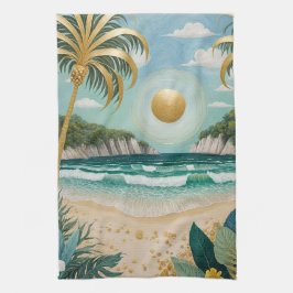 Golden Shores Kökshandduk