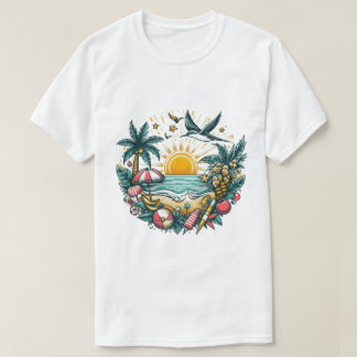 Golden Shores T Shirt