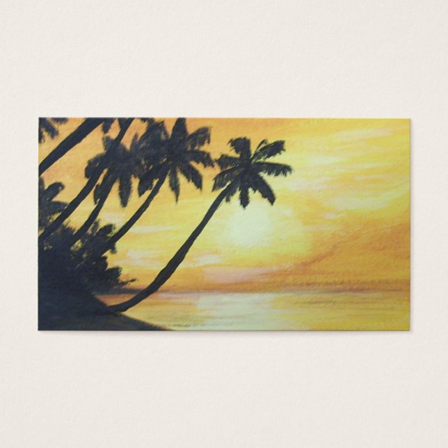 Golden Shores Visitkort (Framsidan)