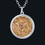 GOLDEN SILVERPLÄTERAT HALSBAND<br><div class="desc">En coola för metallisk digital konsthjälp guld stil.</div>