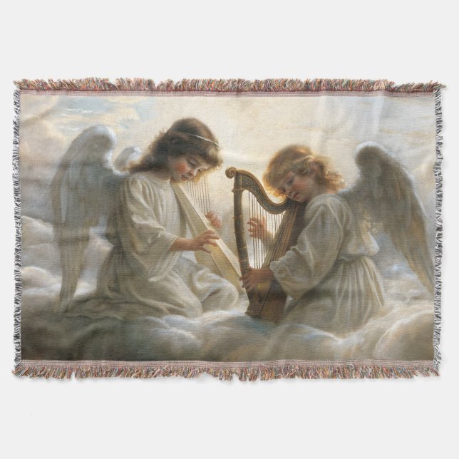 Golden Sjöjungfru Fantasy - Ocean Theme Filt (Framsidan)