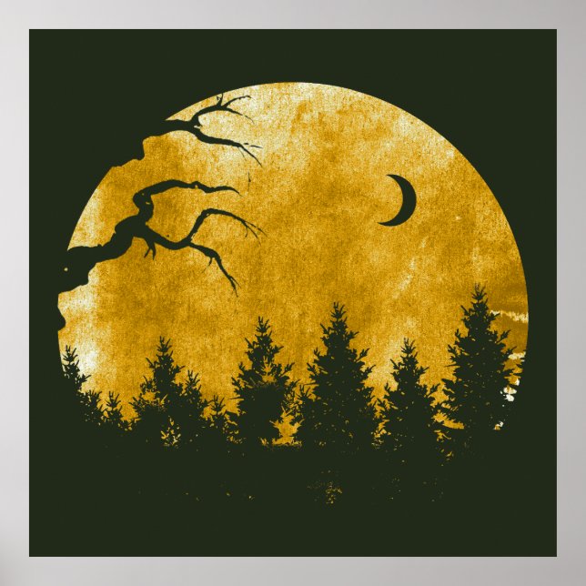 Golden Skogen Poster (Framsidan)