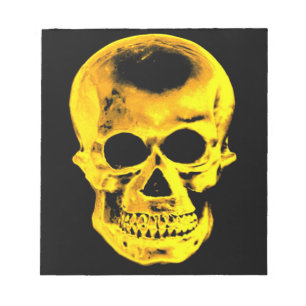 Golden Skull Anteckningsblock