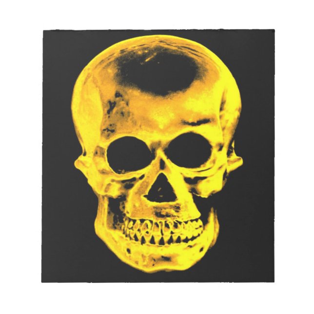 Golden Skull Anteckningsblock (Framsida)