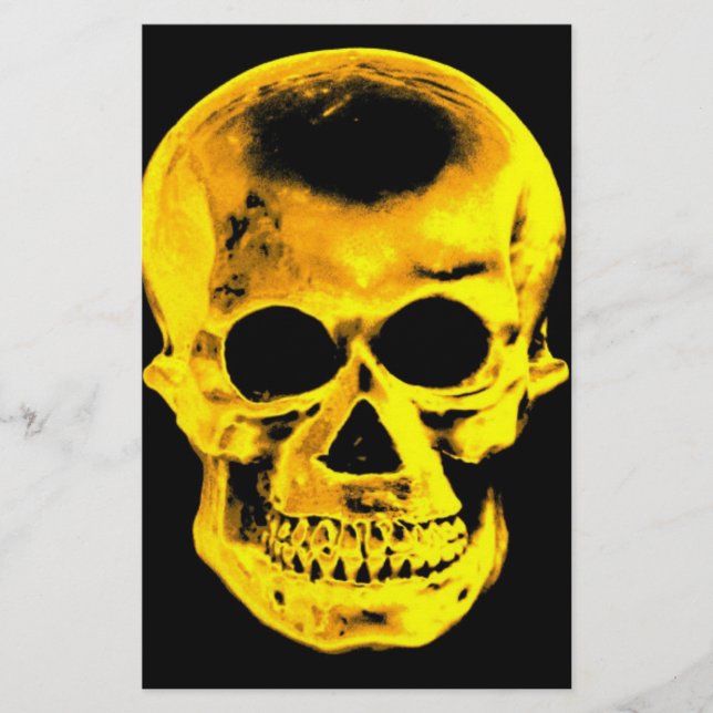 Golden Skull Brevpapper (Framsida)