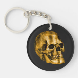 Golden Skull Coola Luxury Black Gothic Halloween