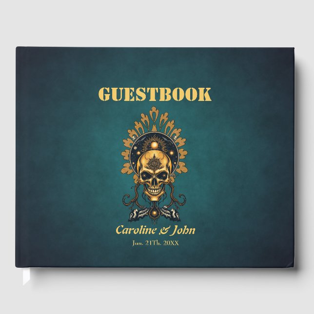 Golden Skull och dess Cosmic Secrets. Gästböcker (Framsida)