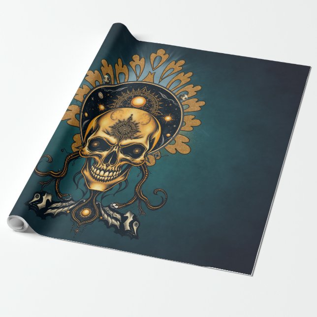 Golden Skull och dess Cosmic Secrets. Presentpapper (Utrullad)
