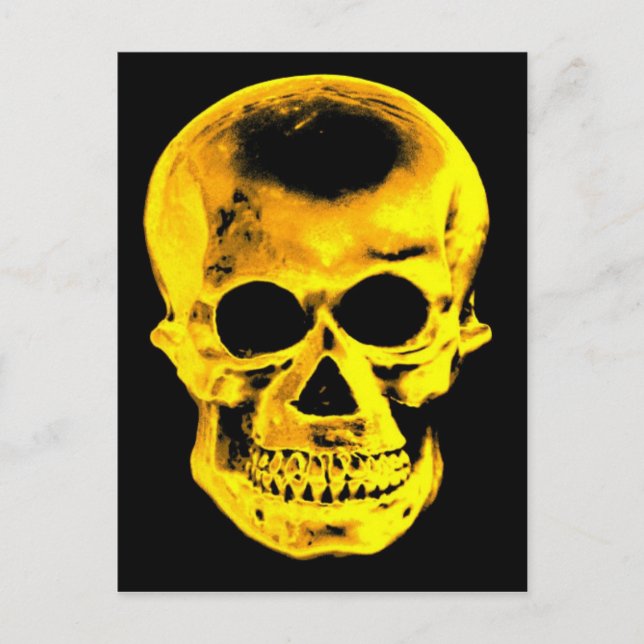 Golden Skull Vykort (Framsida)