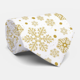 Golden snöflingor slips
