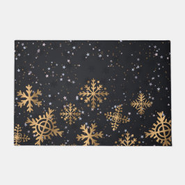 Golden snowflakes