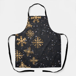 Golden snowflakes