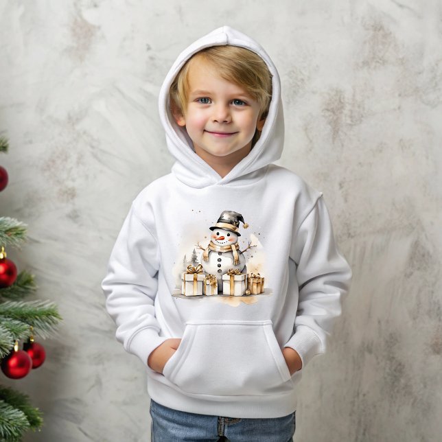 Golden Snowman: Add Elegance to Your Holiday Deco T Shirt (Skapare uppladdad)
