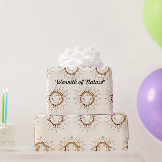 "Golden Sol Blaze" Presentpapper (Festgåvor)