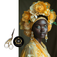 Golden SolroHeaddress Decoupage