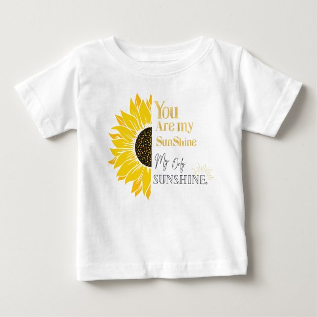 Golden Solros Baby T-shirt (Framsida)
