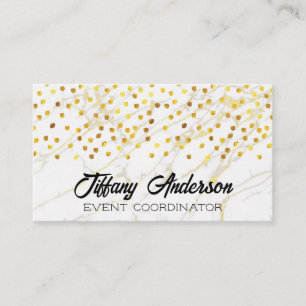 Golden Specks   Marble Visitkort