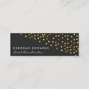 Golden Specks Mini Visitkort
