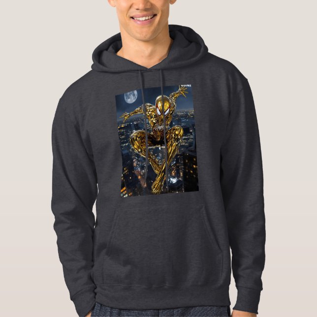 **"Golden Spider-Man: NYC Nights"** Hoodie (Framsida)