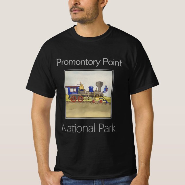 Golden Spike Ceremony, Promontory, Utah T Shirt (Framsida)