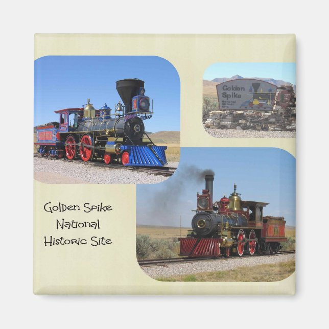 Golden Spike National Historical Site Magnet (Framsidan)
