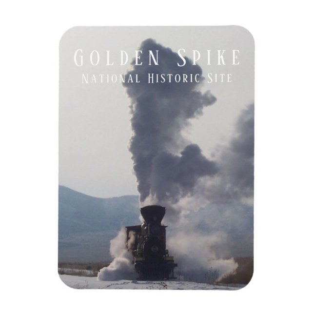 Golden Spike NHS, Utah Steam Engine, ’Jupiter’ Magnet (Vertikal)