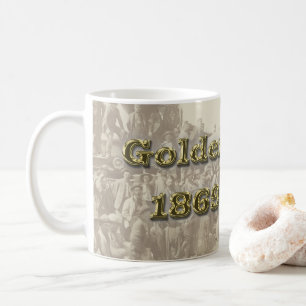 Golden Spike Transkontinental Railroad Sesquincent Kaffemugg