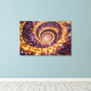 Golden Spiral Dreamscape Canvastryck