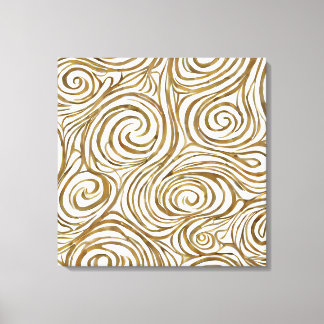 Golden Spiral Elegance Canvastryck