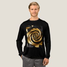 Golden Spiral Geometry T Shirt