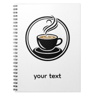 Golden Spiral in Darkness – Minimalist Design Anteckningsbok