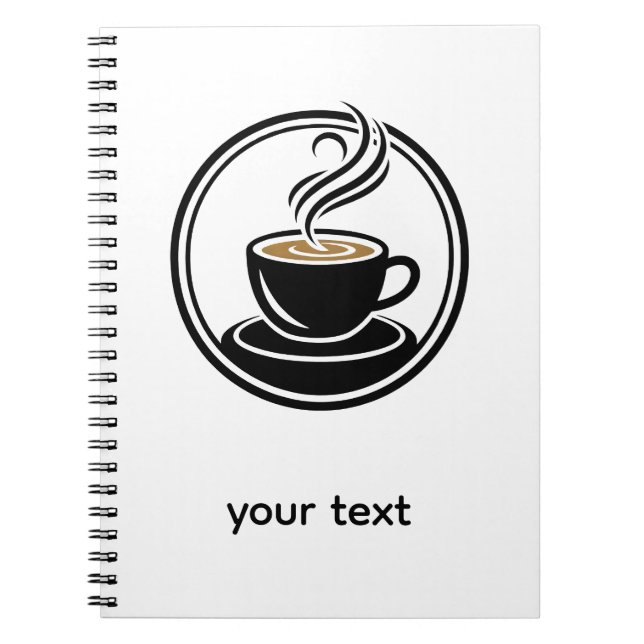 Golden Spiral in Darkness – Minimalist  Design Anteckningsbok (Framsidan)