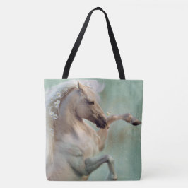 Golden Stallion Horse - Tote Bag Tygkasse