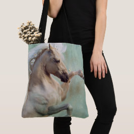 Golden Stallion Horse - Tote Bag Tygkasse