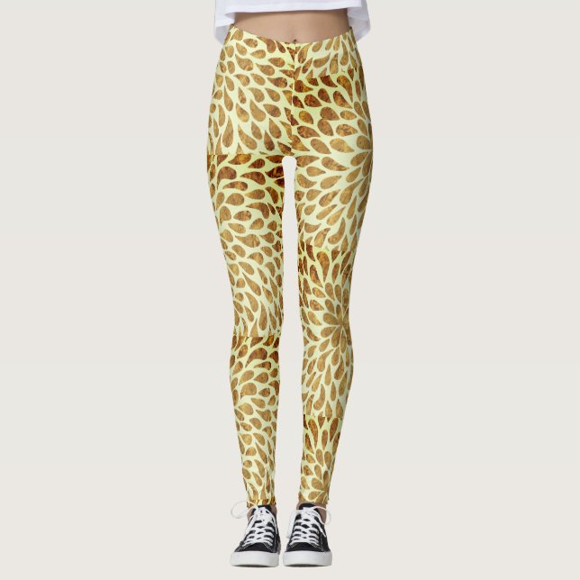 Golden Stänk Leggings (Framsida)
