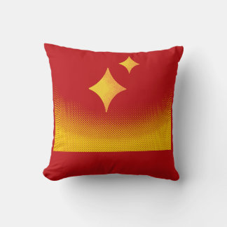 "Golden Star Design Pillow" Kudde