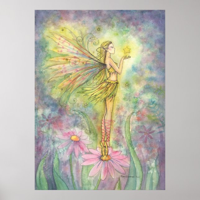 Golden Star Flower Fairy Poster (Framsidan)