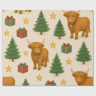 Golden Star Highland Noel Presentpapper