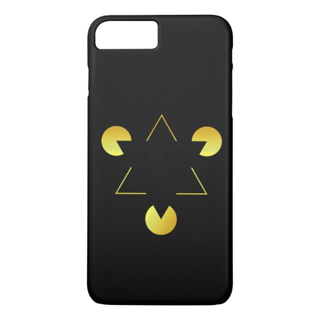 Golden Star-illusion Case-Mate iPhone Skal (Baksida)