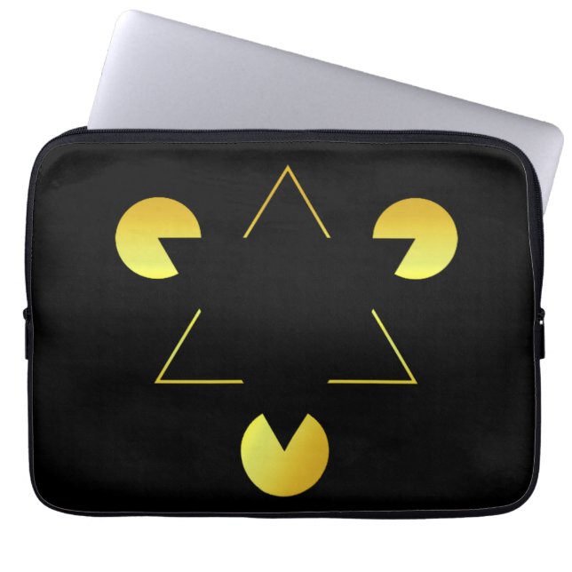Golden Star illusion Electronics Bag Laptop Fodral (Framsidan)