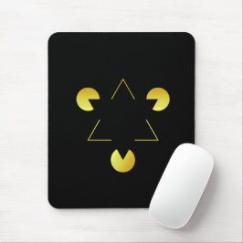 Golden Star illusion Mousepad Musmatta