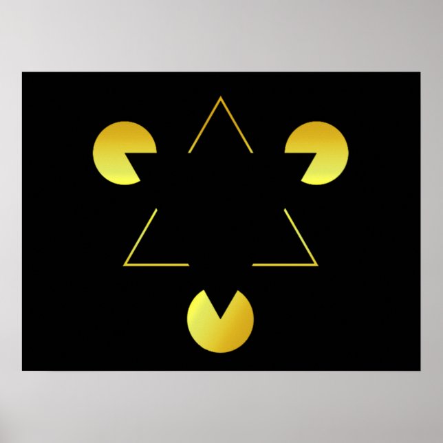 Golden Star-illusion Poster (Framsidan)