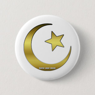 Golden Star och Crescent Knapp