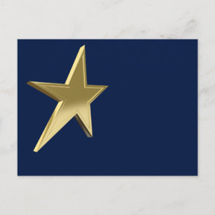 Golden star vykort