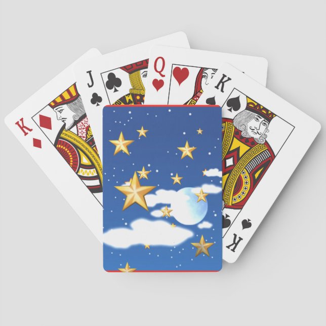 Golden Stars - Casinokort (Baksidan)