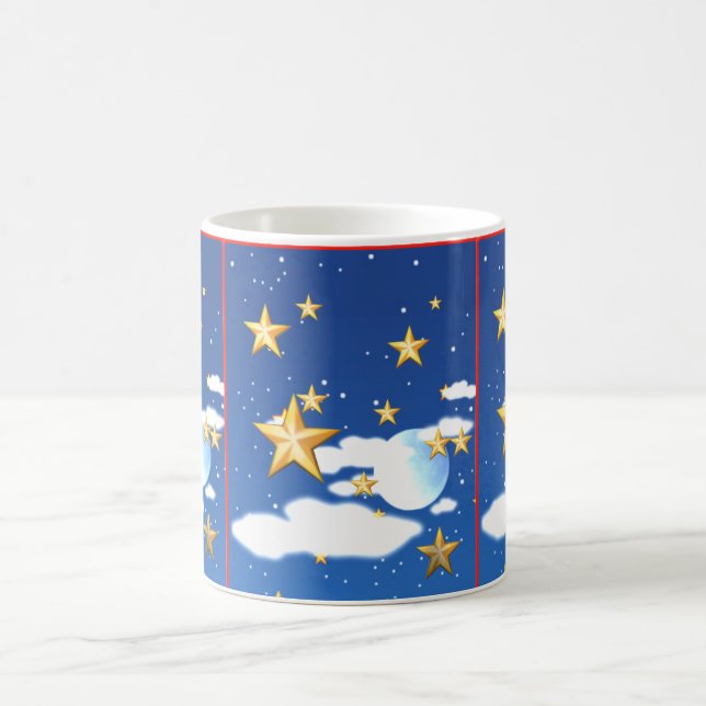 Golden stars - kaffemugg (Center)