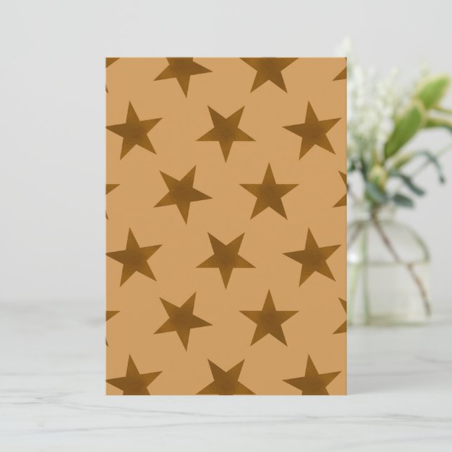 Golden Stars Mönster 14 Kort (Stående Fram)