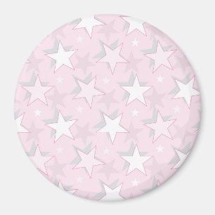Golden Stars Mönster 1 Magnet