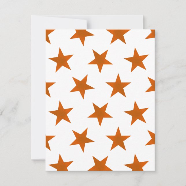 Golden Stars Mönster 6 Anteckningskort (Framsida)