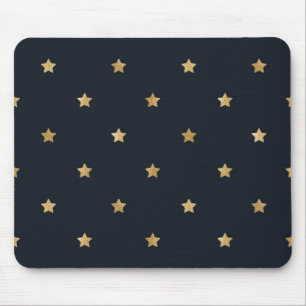 Golden Stars på Midnight Black Musmatta